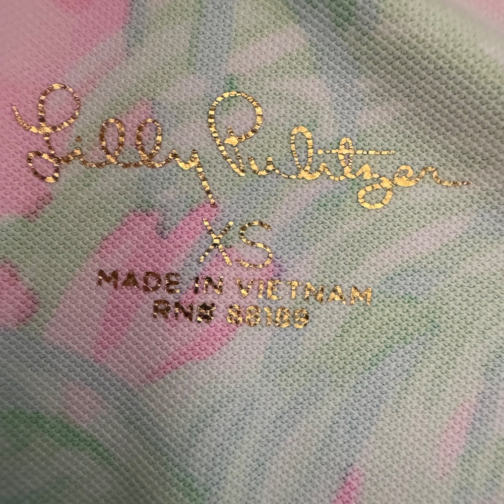 Lilly Pulitzer Palm Tree Print Pre Owned - image 2